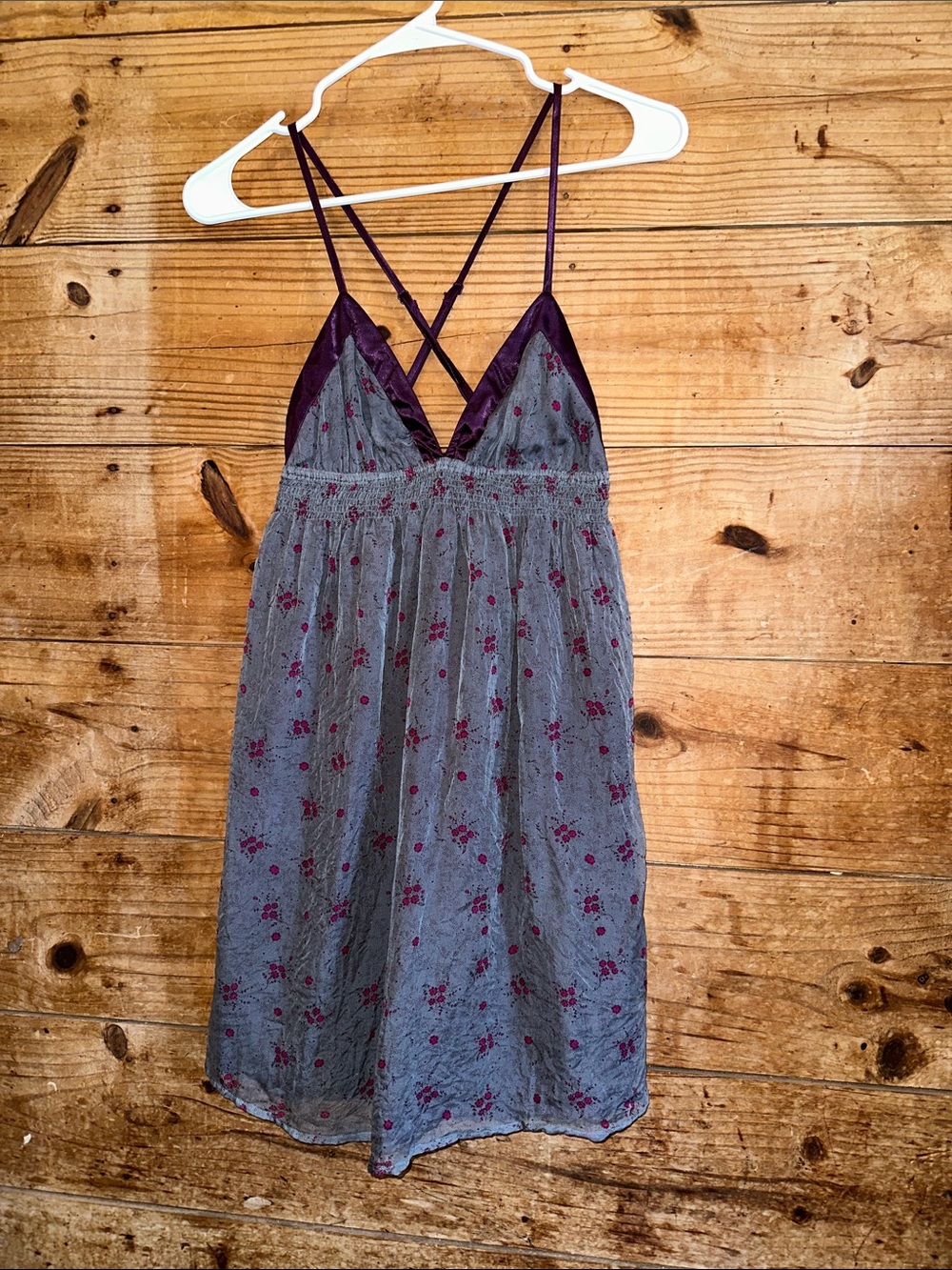 Heritage 1981 100% Silk Babydoll Whimsical Tunic Dress